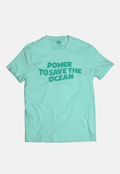 T-Shirt - Ocean Power Green - Sloppytunas